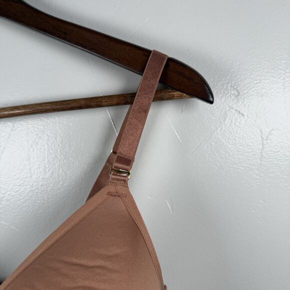 Third Love Bra 24/7 Seamless Stripe Wireless Bra Size 34E Mocha - Picture 6 of 15